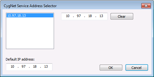 Service Address Selector